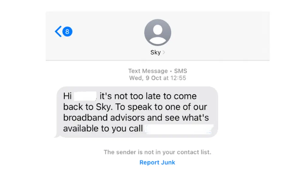 SMS re-engagement campaign