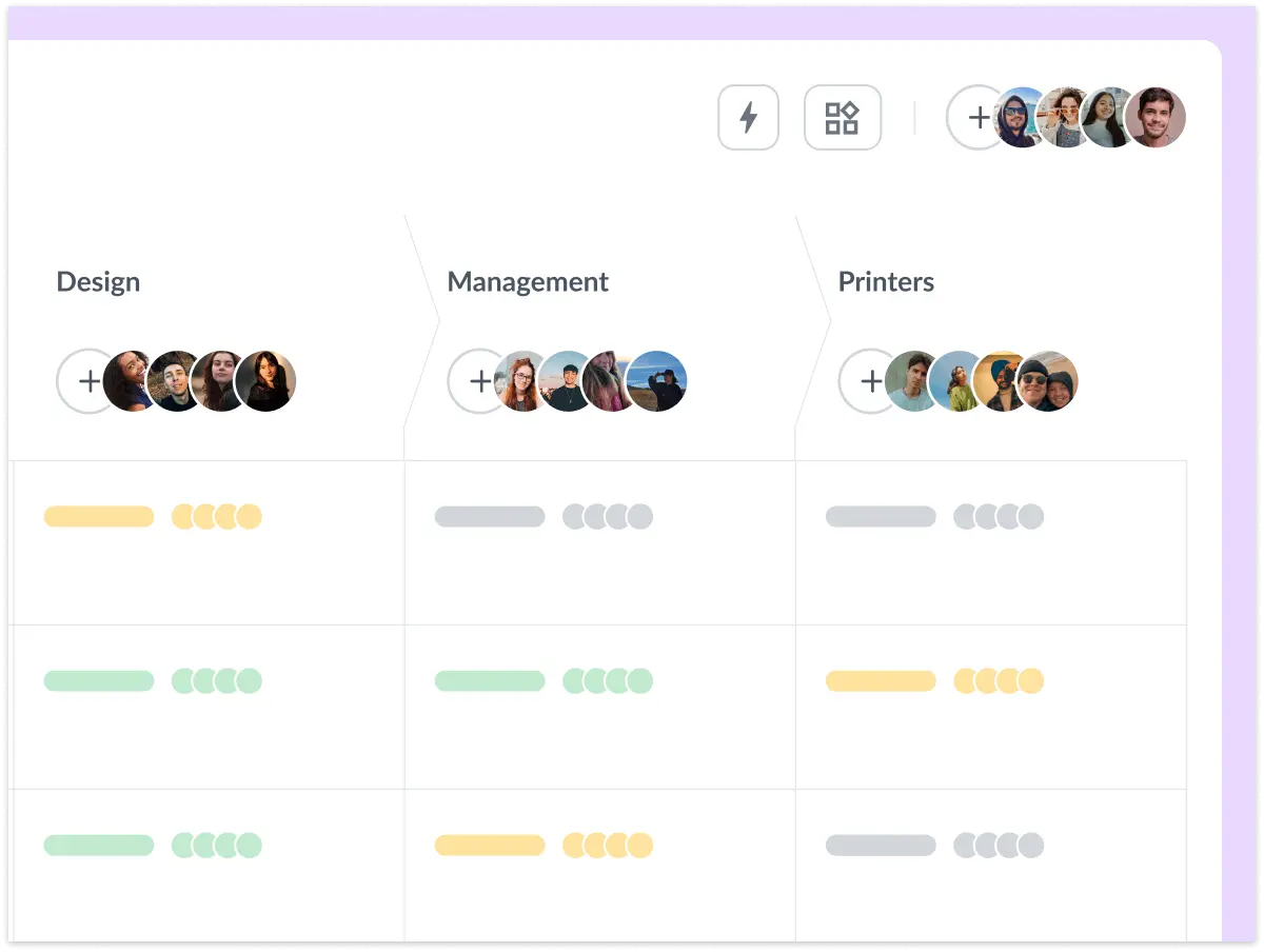 Project dashboard packaging design