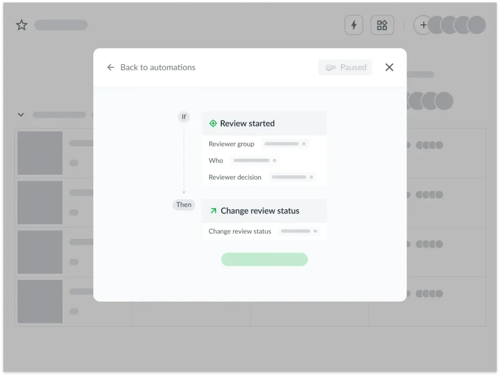 Setting up automations