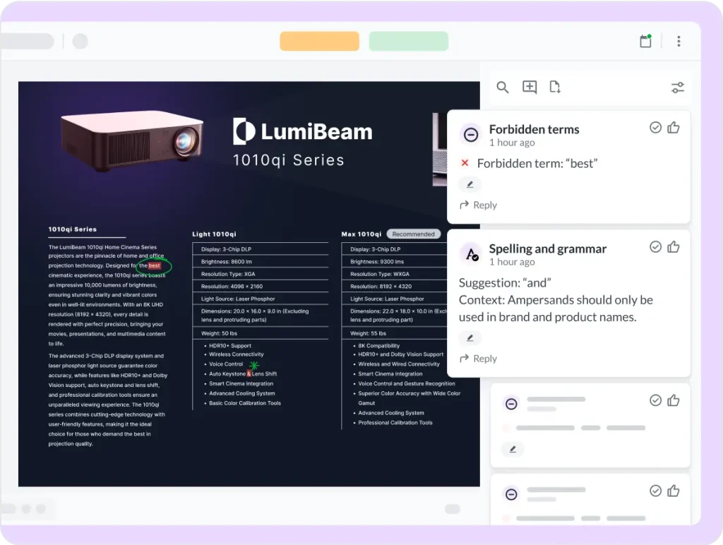 file review with comments from AI reviewer