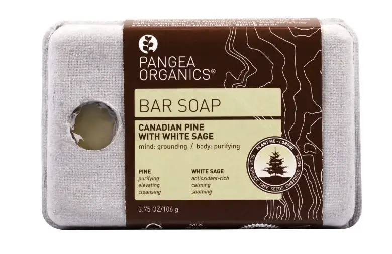 retail packaging from Pangea Organics