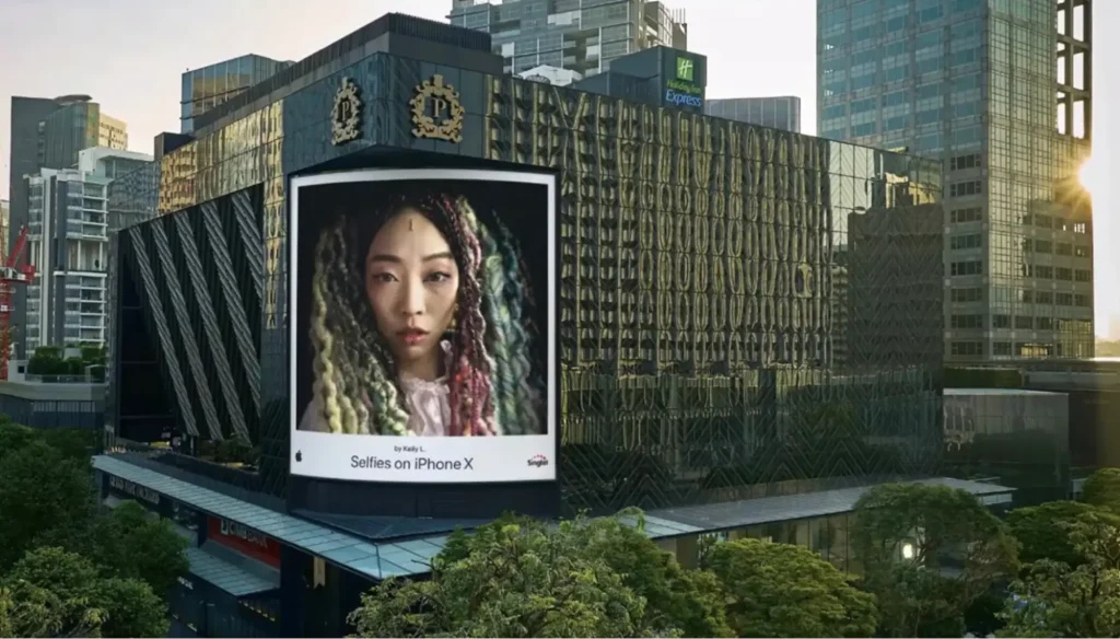 Apple's shot on iphone product launch campaign