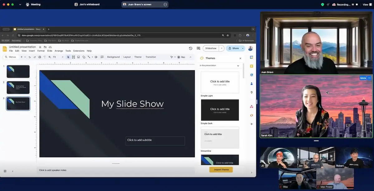 Zoom video conference software
