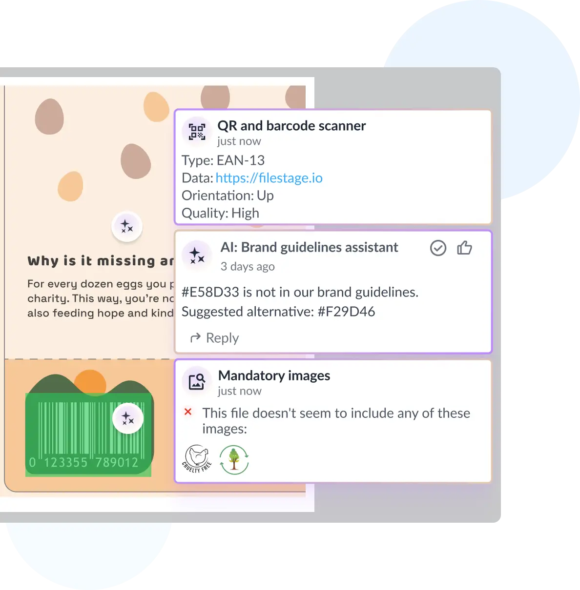 Run automated AI checks in Filestage