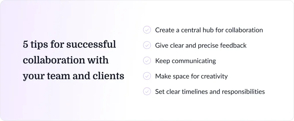 5 pointers for successful collaboration with colleagues or clients