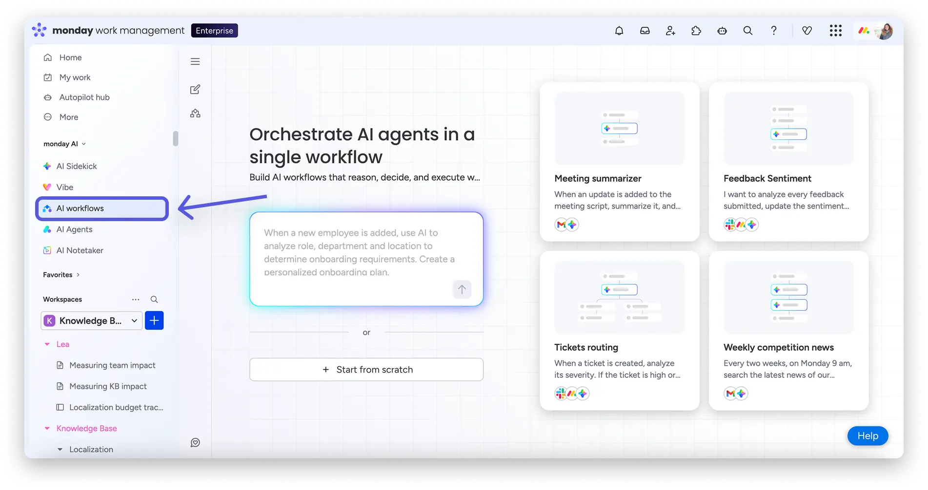 monday.com ai tools